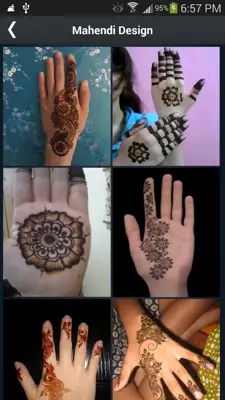 Mahendi Design android App screenshot 0