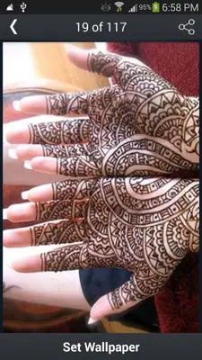 Mahendi Design android App screenshot 1